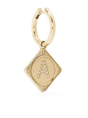 Серьга Bruno из желтого золота с бриллиантами