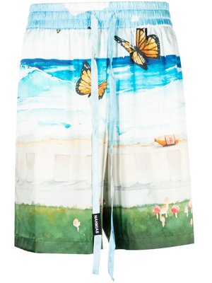Шелковые шорты Butterfly Beach