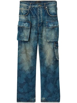 Широкие джинсы P018 Triple Pocket Cargo