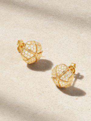 Крупные серьги Terra Nova из золота 18 карат с бриллиантами