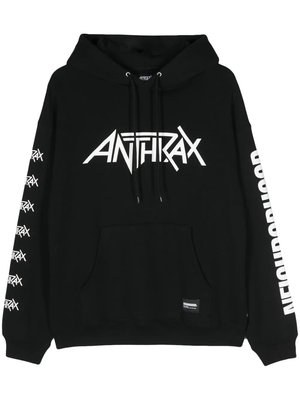 Худи с логотипом из коллаборации с Anthrax
