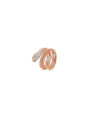Кольцо Serpenti из драгоценностей: розовое золото и бриллиантовое паве – 358664 – 358664