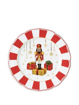 Набор nutcracker из шести тарелок в полоску