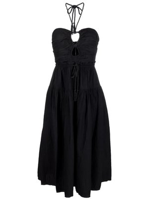 Ella halterneck midi dress