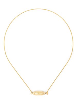 Колье Micro Locket из желтого золота с бриллиантами