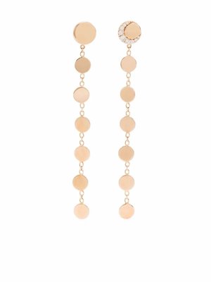 Серьги-подвески Luce из розового золота с бриллиантами