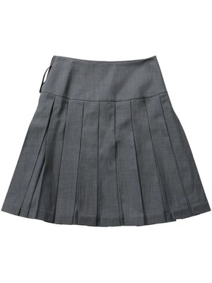 Wool-blend skirt