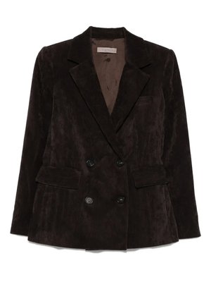Двубортный вельветовый пиджак