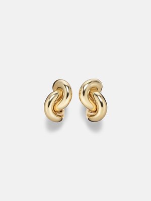 Серьги Legacy Knot Big из 18-каратного золота