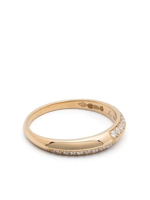 Кольцо Petite Crescent из желтого золота
