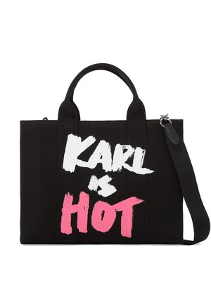 Сумка-тоут Karl Is Hot среднего размера