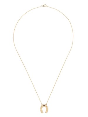 Колье Mini Horseshoe из желтого золота с подвеской