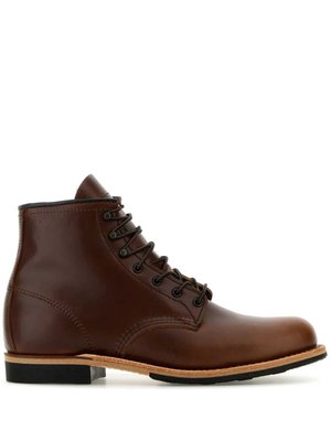Кожаные ботинки