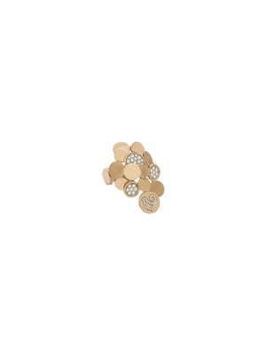 Кольцо Paillettes из розового золота и бриллиантов - 39924