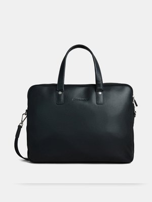 Средняя сумка-портфель 2212-21 из зернистой кожи