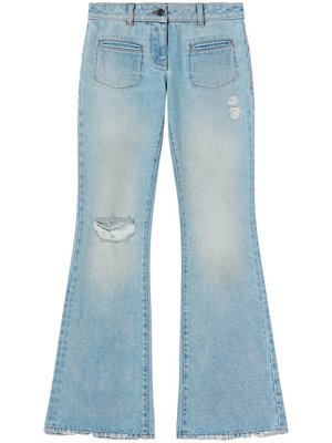 Джинсы bootcut с заниженной талией
