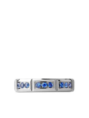 Кольцо Lumen из белого золота с сапфиром