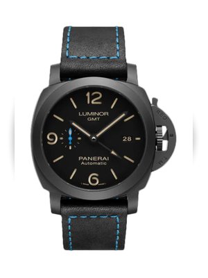 ЛЮМИНОР 1950 3 ДНЯ GMT АВТОМАТИЧЕСКИЕ КЕРАМИЧЕСКИЕ - 44 ММ - PAM01441