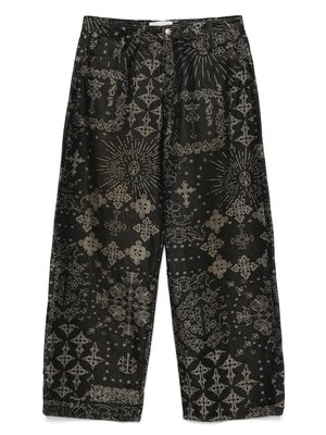 Жаккардовые джинсы