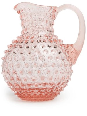 Стеклянный кувшин Hobnail