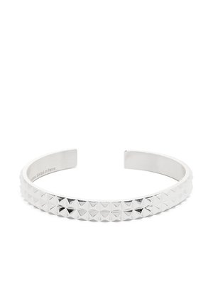 Pyramid-guilloche bracelet