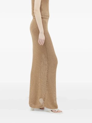 Прозрачная юбка макси