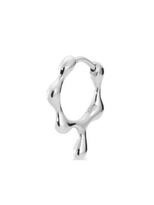 Серьга Clover из белого золота