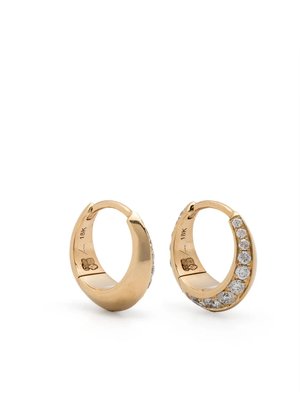 Серьги Crescent из желтого золота