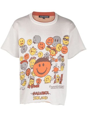 Футболка с принтом Smiley