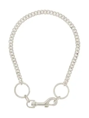 Посеребренная цепочка на шею