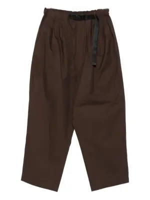 Плиссированные брюки с поясом