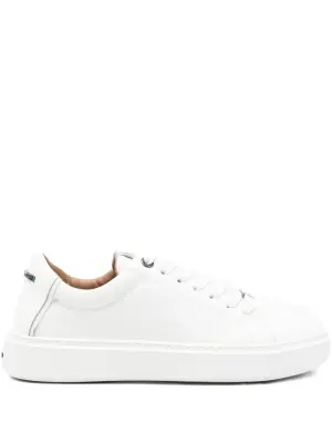 Кожаные кроссовки