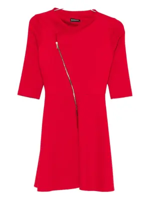 Платье мини Chelsea с диагональной молнией