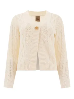 Кардиган фактурной вязки