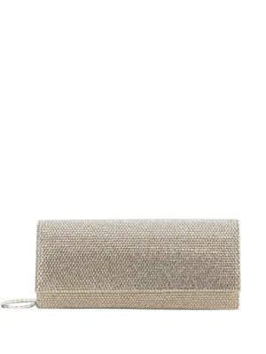 Клатч с украшением из кристаллов