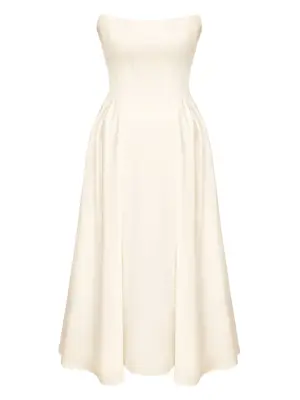 Платье миди с корсетом