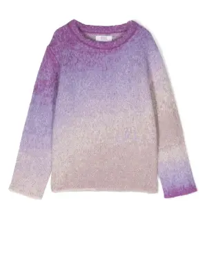 Джемпер с эффектом омбре
