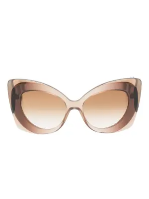 Солнцезащитные очки «кошачий глаз» с градиентными линзами