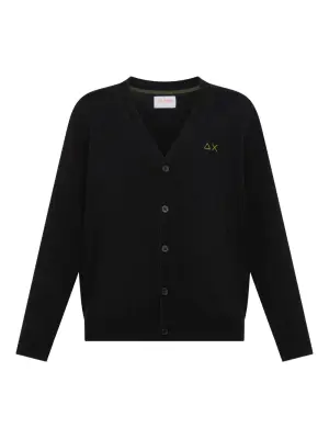 Кардиган с пуговицами и логотипом