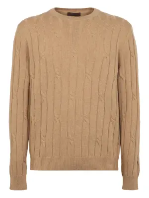 Свитер фактурной вязки