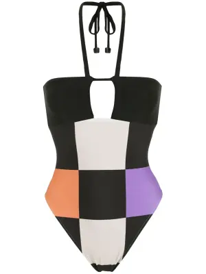 Купальник Maillot в клетку