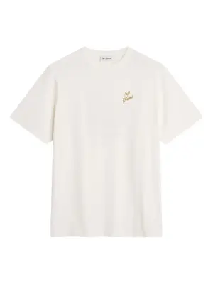 Футболка с вышитым логотипом