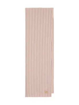 Шарф в рубчик с логотипом