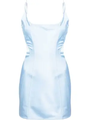 Платье мини с открытой спиной
