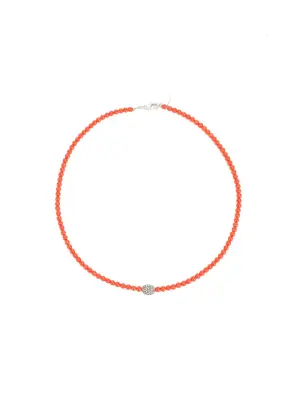 колье из бусин