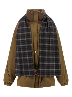 Пуховик Amy с шарфом