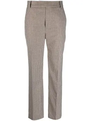 Строгие брюки в клетку