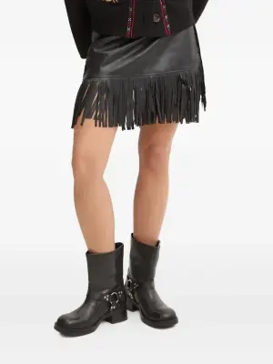 Юбка с бахромой