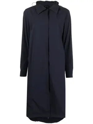 Тренч с капюшоном