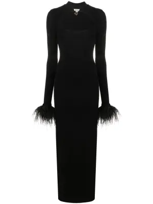 Длинное платье Cindy с квадратным вырезом